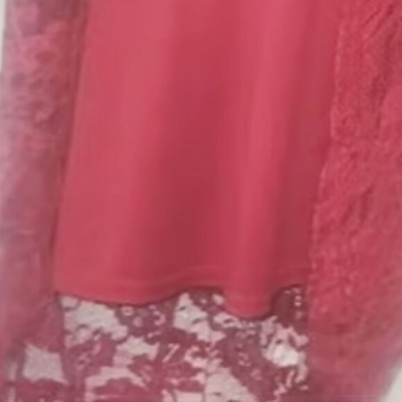 Muadress ** Beautiful Red Lace Hi-Lo Dress in size XL - Picture 8 of 13